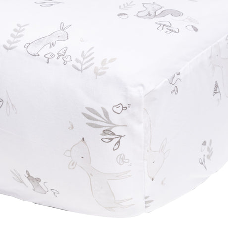 Drap Contour pour Lit de Bébé - Forêt-Perlimpinpin-PER-L2025C-FO-CLÉMENT