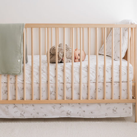 Drap Contour pour Lit de Bébé - Forêt-Perlimpinpin-PER-L2025C-FO-CLÉMENT