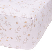 Drap Contour pour Lit de Bébé - Floral-Perlimpinpin-PER-L2026C-PR-CLÉMENT
