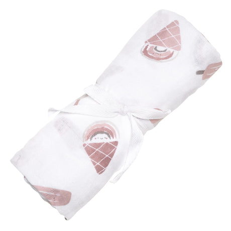 Couverture Mousseline Crème Glacé-Perlimpinpin-PER-MS35X-CR-CLÉMENT