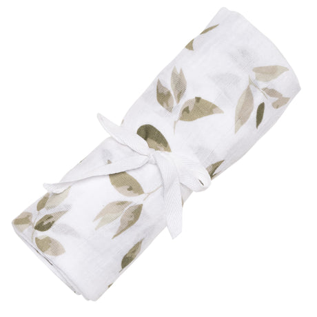 Couverture Mousseline Feuilles-Perlimpinpin-PER-MS35X-FE-CLÉMENT