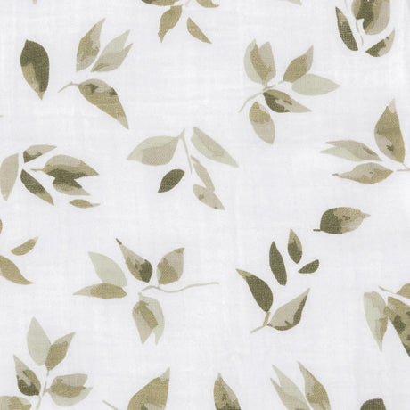 Couverture Mousseline Feuilles-Perlimpinpin-PER-MS35X-FE-CLÉMENT