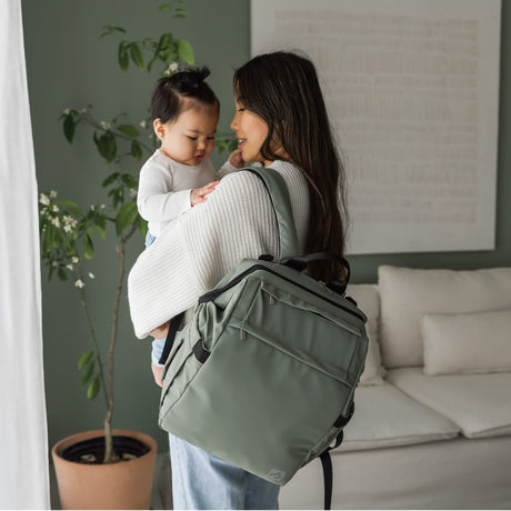 Sac à Couches Imperméable - Vert mousse-Perlimpinpin-PER-PU06-M-CLÉMENT