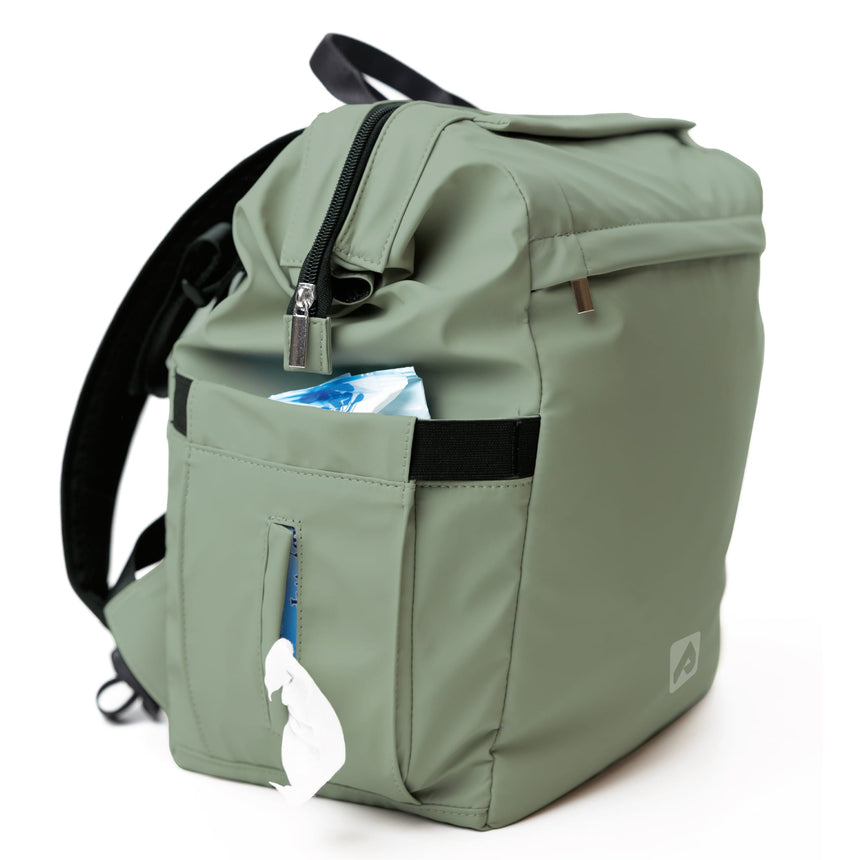 Sac à Couches Imperméable - Vert mousse-Perlimpinpin-PER-PU06-M-CLÉMENT