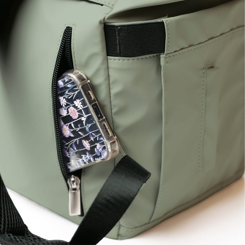 Sac à Couches Imperméable - Vert mousse-Perlimpinpin-PER-PU06-M-CLÉMENT
