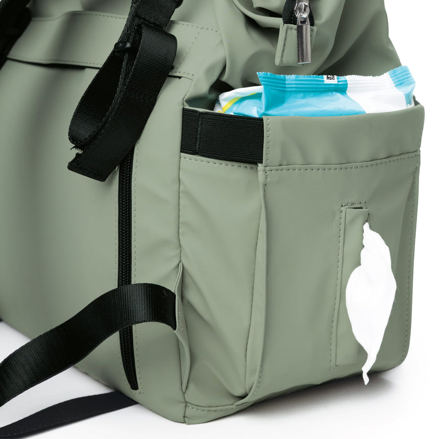 Sac à Couches Imperméable - Vert mousse-Perlimpinpin-PER-PU06-M-CLÉMENT