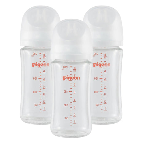 Biberons Verre (3) 8oz 3m+ M-Pigeon-PIG-PG81052-CLÉMENT