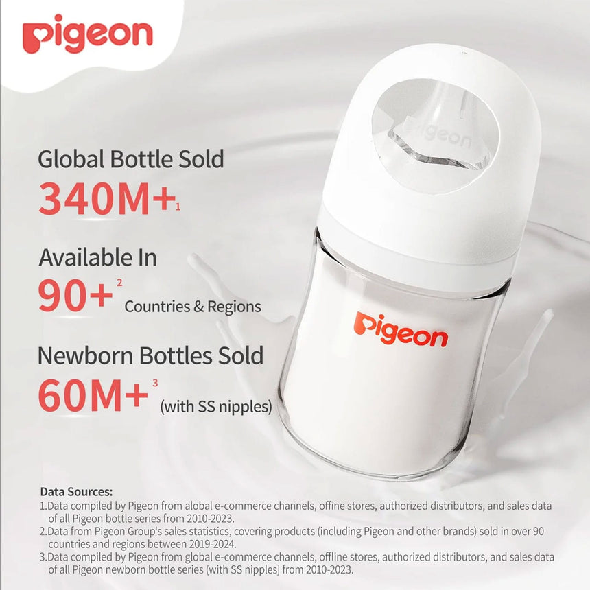 Biberons en Verre et Silicone (2) 5oz-Pigeon-PIG-PG83220-CLÉMENT