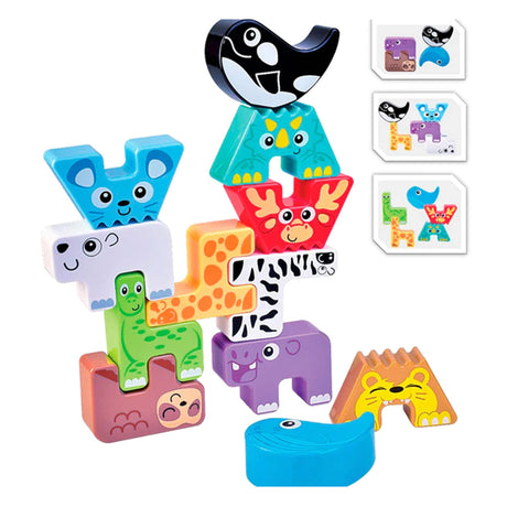 Empilo Blocs Animaux-P kolino-POK-63481030-CLÉMENT
