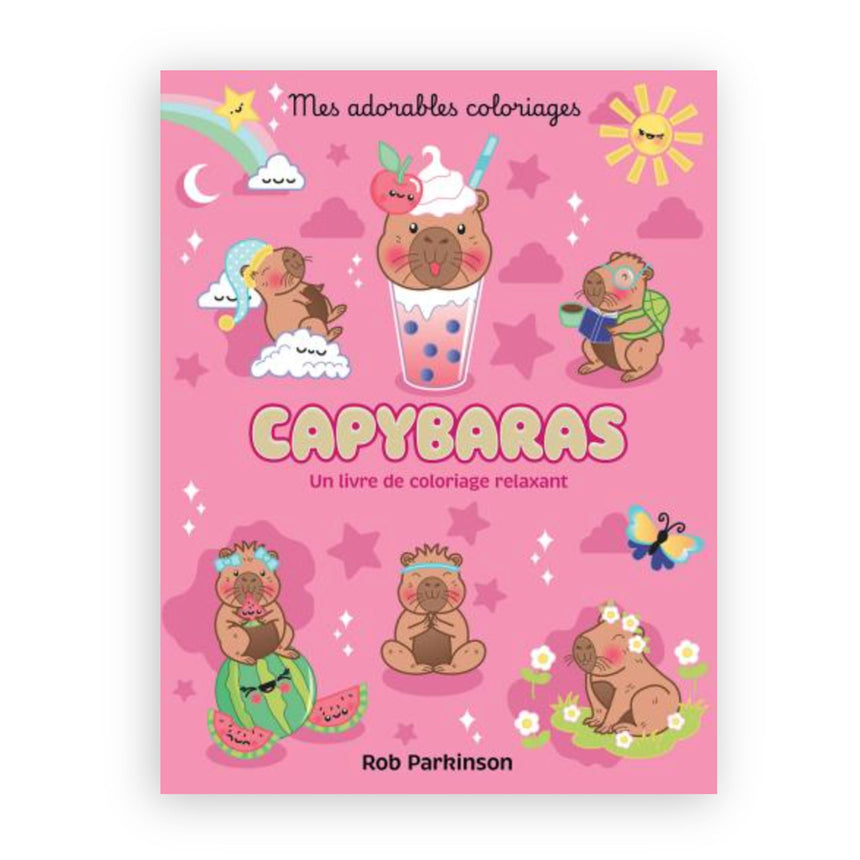 Mes Adorables Coloriages: Capybaras-Prologue-PRL-A148729-CLÉMENT