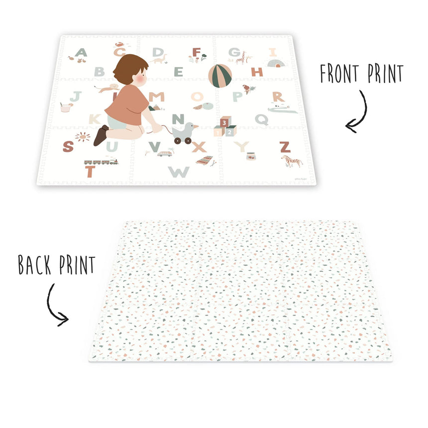 Tapis De Jeu Alphabet / Terrazzo-Play N Go-PYG-PGTIL9ALPH1-CLÉMENT