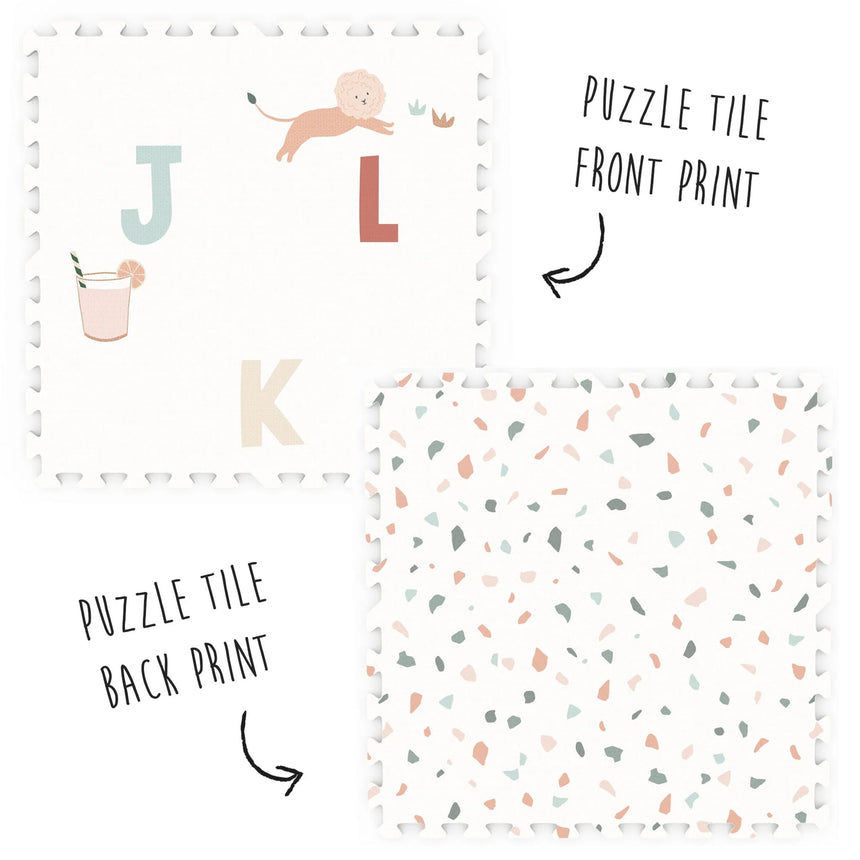 Tapis De Jeu Alphabet / Terrazzo-Play N Go-PYG-PGTIL9ALPH1-CLÉMENT
