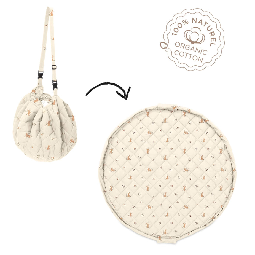 Tapis de Jeu 3-en-1 - Lapins-Play N Go-PYG-PGNSOORABB1-CLÉMENT