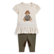 Ensemble Pantalon Ours Polo 6-24mois-Polo Ralph Lauren-Ivoire-3 m-RLA-310B26828001-CLÉMENT