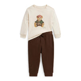 Ensemble Pantalon Ours Polo 6-24mois-Polo Ralph Lauren-Ivoire-6 m-RLA-320B27201001-CLÉMENT