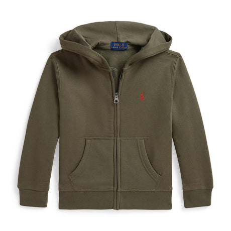 Kangourou Zip Uni 2-6ans-Polo Ralph Lauren-Olive-2-RLA-322799360507-CLÉMENT