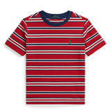 T-shirt Rayé 2-6ans-Polo Ralph Lauren-Rouge-2-RLA-322B27717001-CLÉMENT