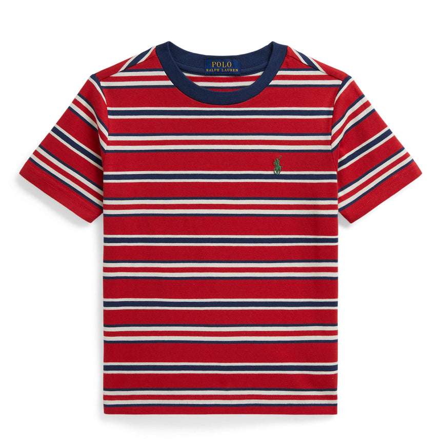 T-shirt Rayé 2-6ans-Polo Ralph Lauren-Rouge-2-RLA-322B27717001-CLÉMENT