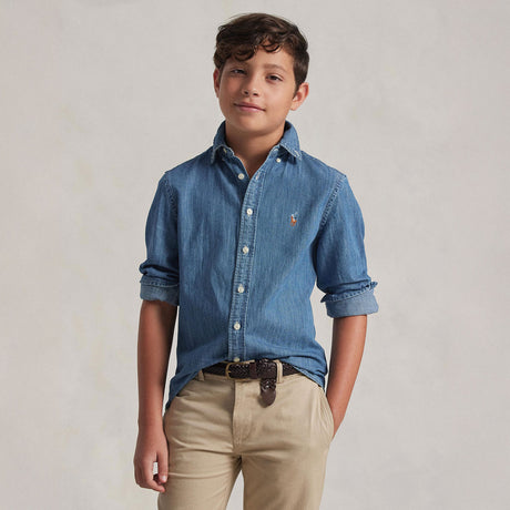 Chemise Chambray 8-16ans-Polo Ralph Lauren-RLA-323713843001-CLÉMENT