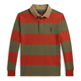 Polo Rayé Rugby 8-16ans-Polo Ralph Lauren-Orange-S-RLA-323B27278001-CLÉMENT