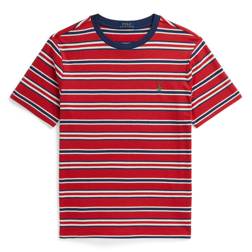 T-shirt Rayé 8-16ans-Polo Ralph Lauren-Rouge-S-RLA-323B27717001-CLÉMENT