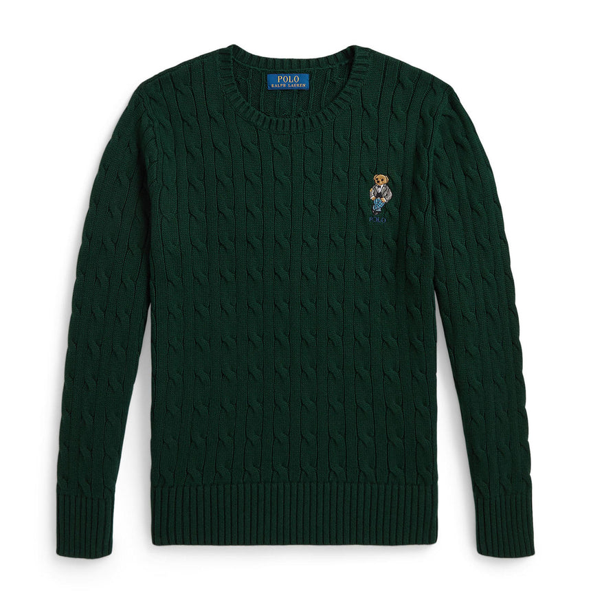 Pull Tricot Ours Polo 8-16ans-Polo Ralph Lauren-Forêt-S-RLA-323B29196001-CLÉMENT