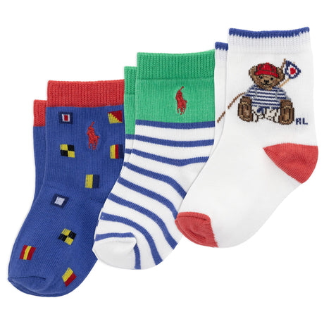Bas Ours Voilier (3) 6-24mois-Polo Ralph Lauren-Blanc-6-12 m-RLB-B61509IPK-CLÉMENT