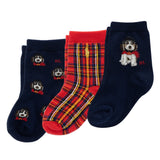 Ensemble de 3 paires de chaussettes Chien des Fêtes - 6 à 24 mois-Polo Ralph Lauren-Marine-6-12 m-RLB-B61535IPK-CLÉMENT