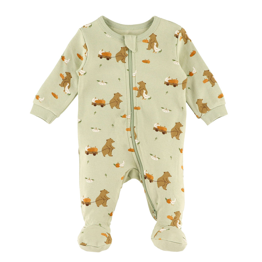 Pyjama Ours Prematuré-30mois-Roche Ciseaux-Sauge-Prématuré-ROO-PC61138-CLÉMENT