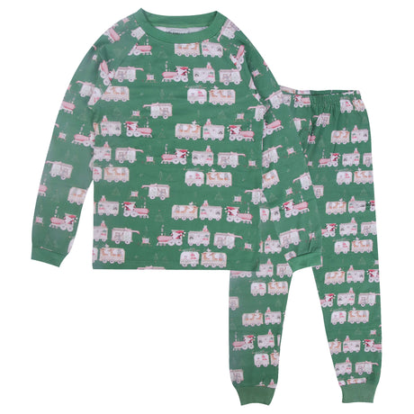 Pyjama Trains 2-14ans-Roche Ciseaux-Vert-2-ROO-T61278-CLÉMENT