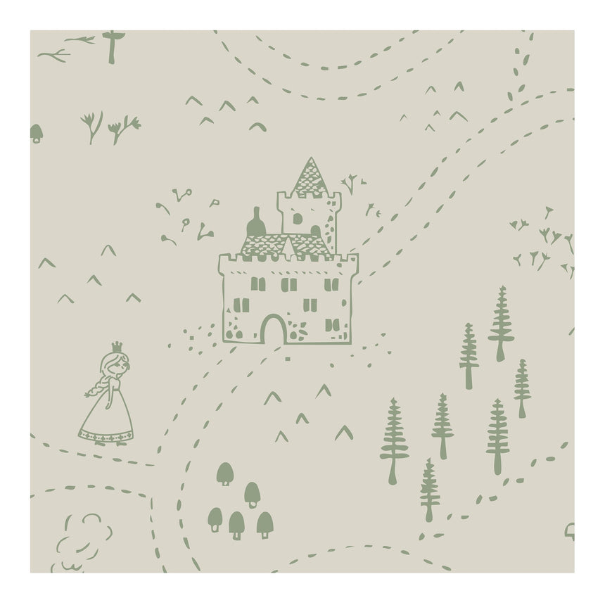 Drap-housse Sleepi Mini - Sage Green Map-Sleepi-SEE-683208-CLÉMENT