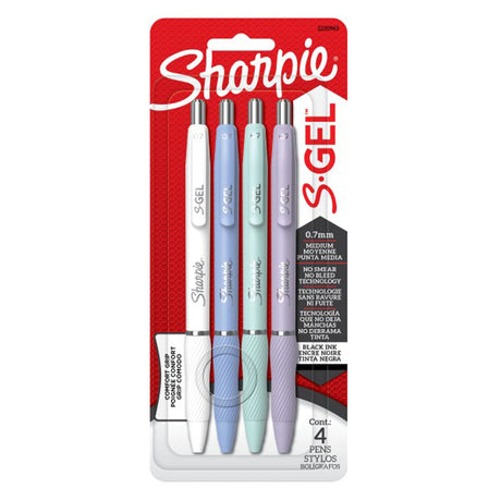 Stylos gel Sharpie 0,7 mm à encre noire, 4 unités – Article scolaire-Clement - Equipement-SHA-2220963-CLÉMENT