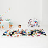 Tapis de Jeux Réversible Doubleplay - Village Vibrant/Esquisse Triangle-Skip Hop-SKI-243102-CLÉMENT