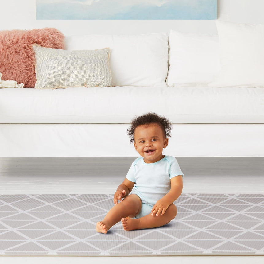 Tapis de Jeux Réversible Doubleplay - Village Vibrant/Esquisse Triangle-Skip Hop-SKI-243102-CLÉMENT