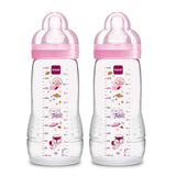 Biberon Easy Active 4mois+ 11oz - Rose-Mam Baby-SKL-C5020-006-31-CLÉMENT
