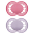 Suce Orthodontique (2) Matte 6-16mois - Rose-Mam Baby-SKL-C6884-024-41-CLÉMENT