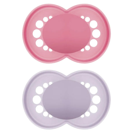 Suce Orthodontique (2) Matte 6-16mois - Rose-Mam Baby-SKL-C6884-024-41-CLÉMENT