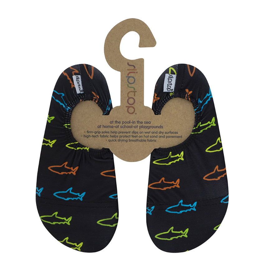 Chaussons d'Eau Requin Neon Pointures 18-27-Slipstop-Noir-18 B-SLI-120348-CLÉMENT