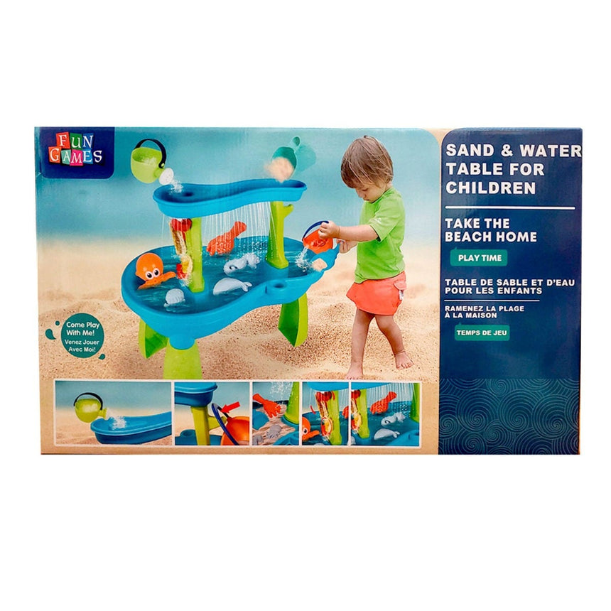 Table de Jeux d'Eau et de Sable-Smoby-SMO-619MG30476-CLÉMENT