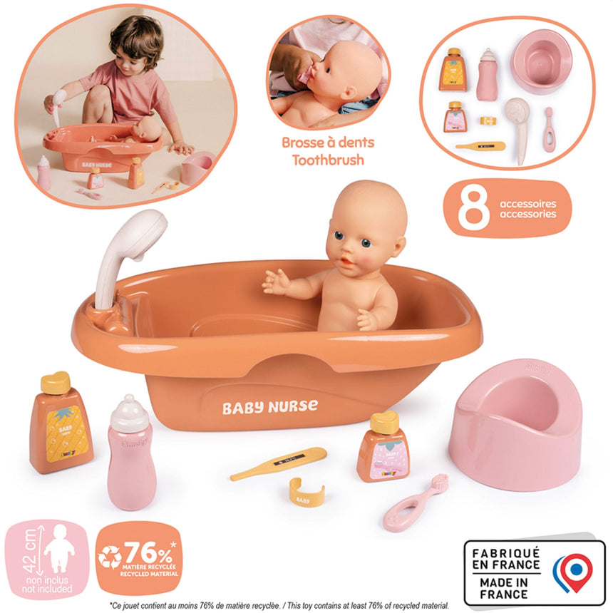 Baignoire et Accessoires pour Poupée-Smoby-SMO-892220383-CLÉMENT