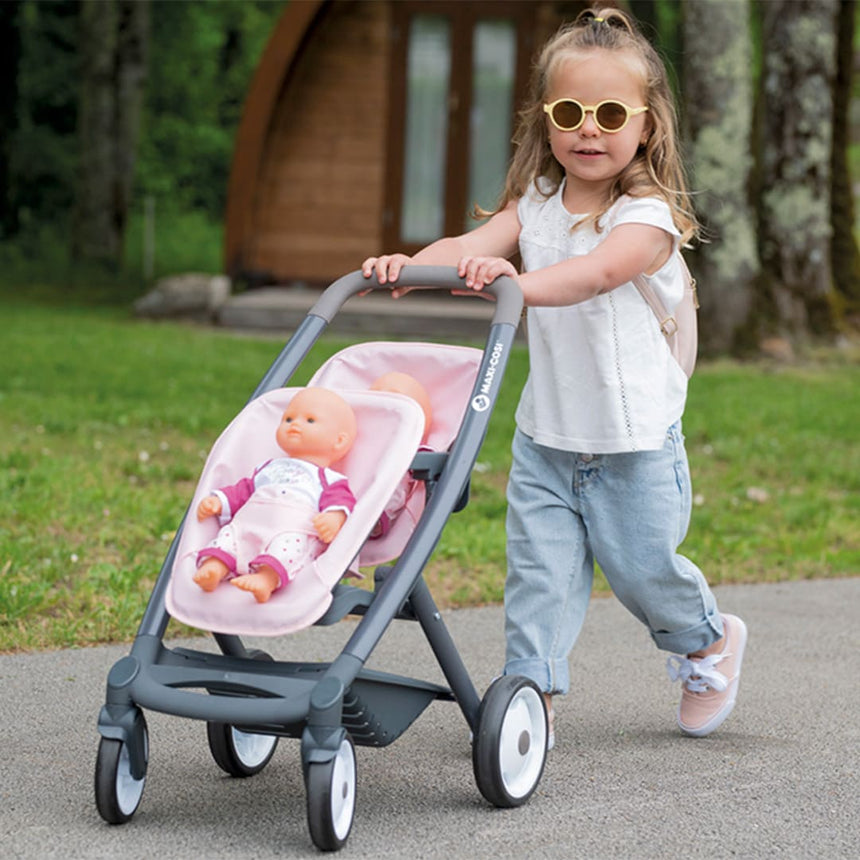 Maxi-Cosi Poussette Jumeaux pour Poupée - Rose-Smoby-SMO-892253221-CLÉMENT