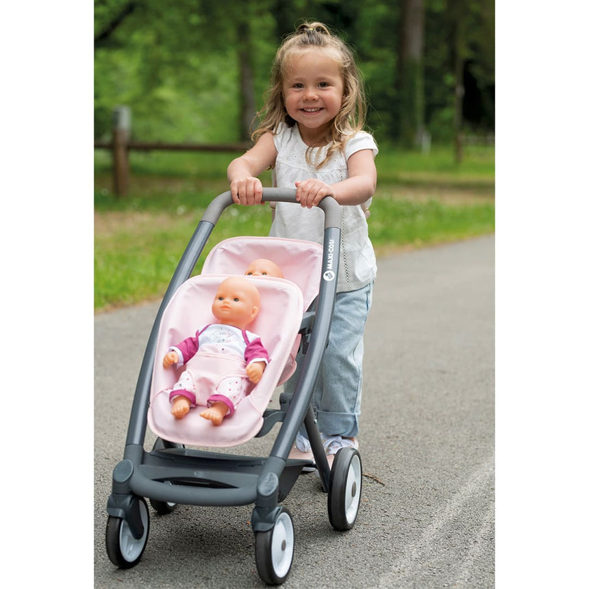 Maxi-Cosi Poussette Jumeaux pour Poupée - Rose-Smoby-SMO-892253221-CLÉMENT