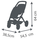 Poussette pour Poupée Jumeaux - Beige-Smoby-SMO-892253222-CLÉMENT
