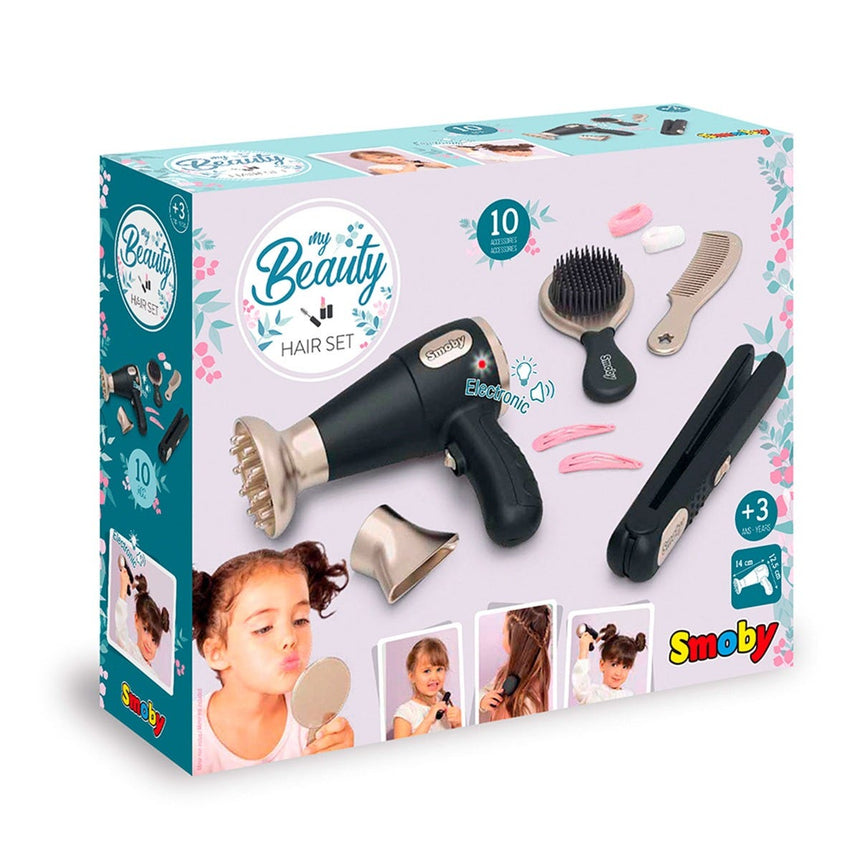Coffret Coiffure (10 pièces)-Smoby-SMO-892320144-CLÉMENT