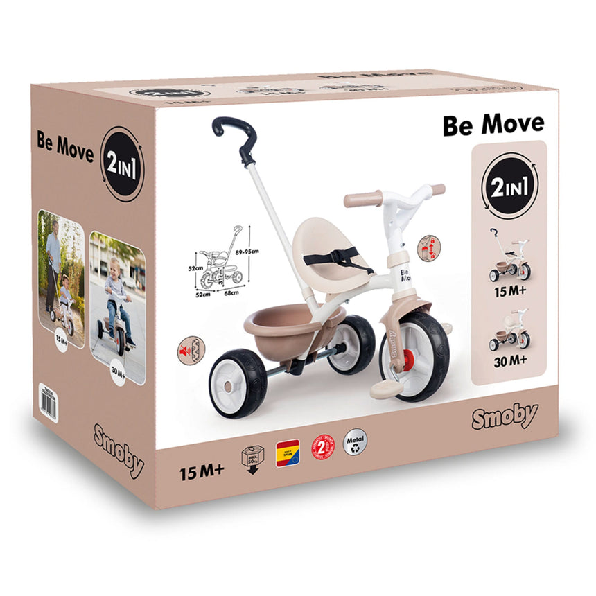Tricycle Be Move - Beige-Smoby-SMO-892740338-CLÉMENT
