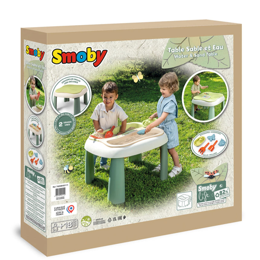 Table de Jeux d'Eau et de Sable-Smoby-SMO-892840111-CLÉMENT