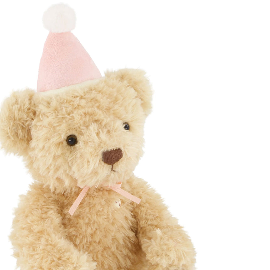 Ours Athur Anniversaire - Rose-Snuggle Bunnies-SNB-SB-ARTHUR-FA-CLÉMENT