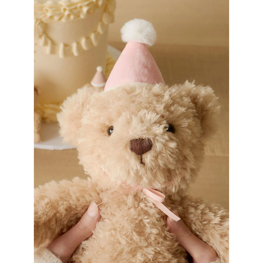 Ours Athur Anniversaire - Rose-Snuggle Bunnies-SNB-SB-ARTHUR-FA-CLÉMENT