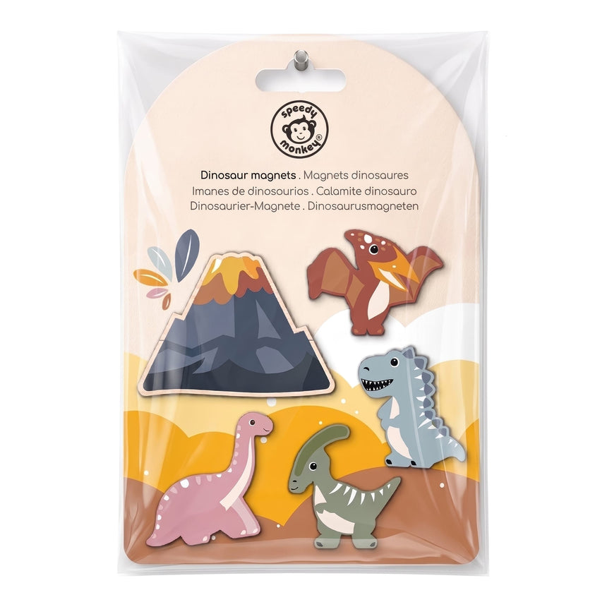 Aimants – Dinosaures-Speedy Monkey-SPM-SP6021-CLÉMENT