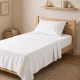Ensemble de Draps Lit Simple - Blanc-Textile City inc-TCI-1359968-CLÉMENT